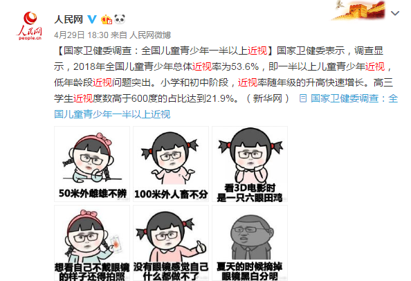 孩子近視竟與家長這種行為有關，家長再不知道就晚了